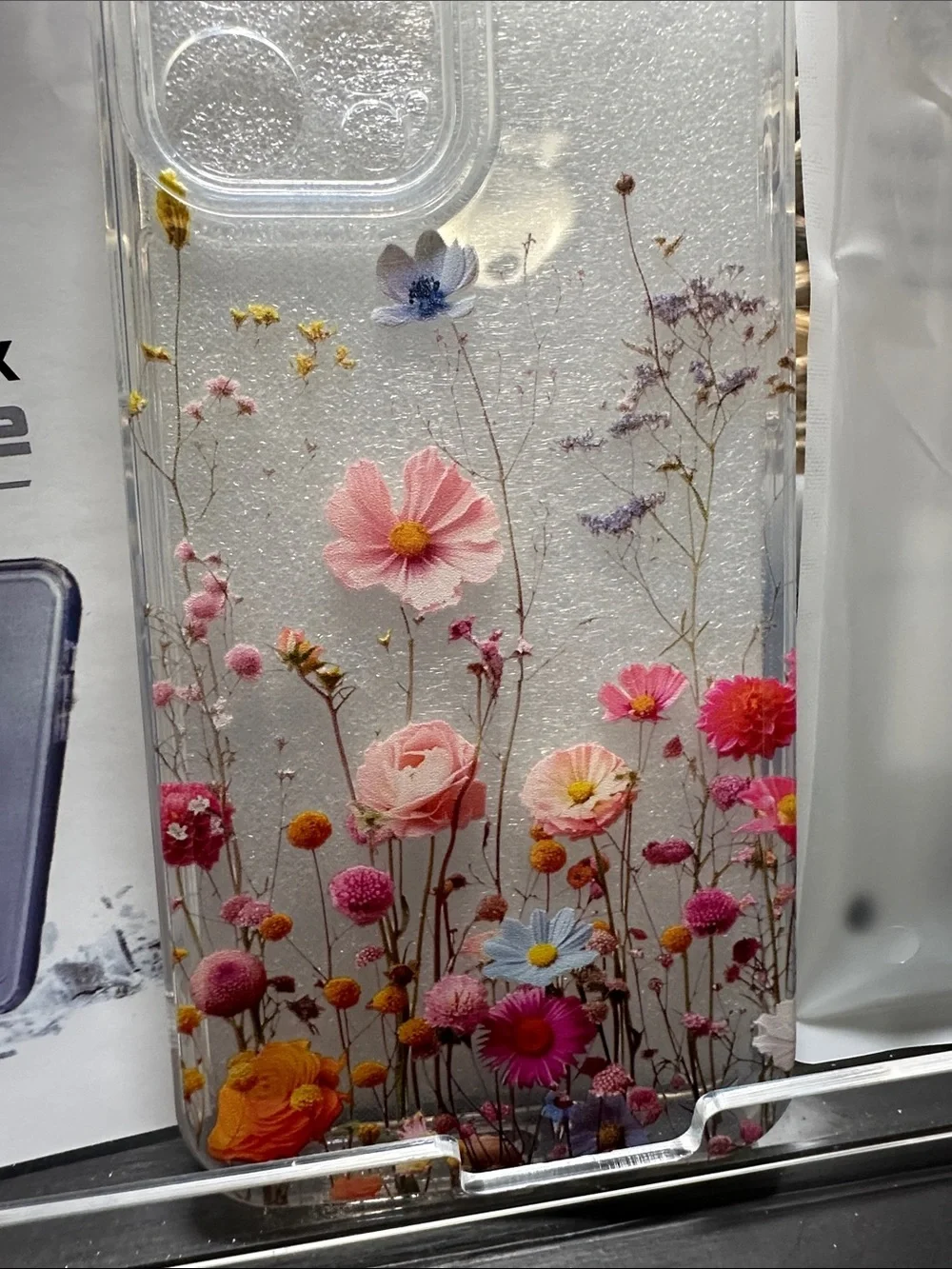 Floral Clear TPU Phone Case for 12 Pro Max - Multicolor NWT